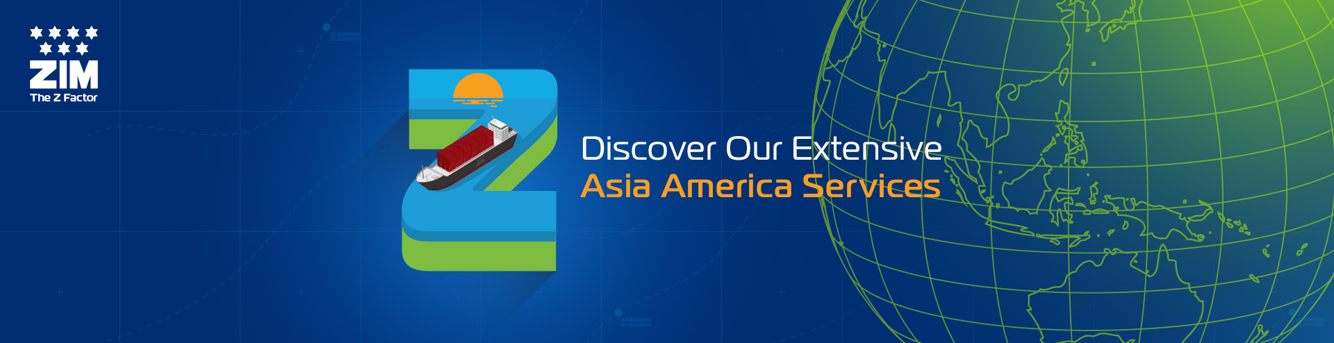 Discover ZIM's extensive Asia America Services