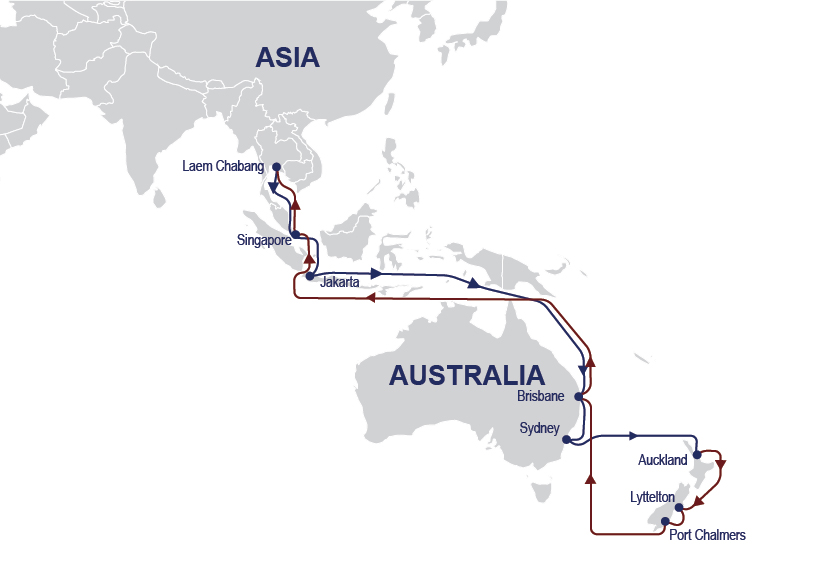 ZAO – ZIM Asia to Oceania